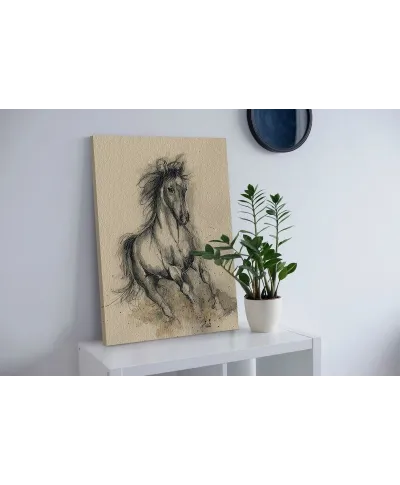 Obraz na płótnie - Koń - Missy In Motion - 60x80 cm