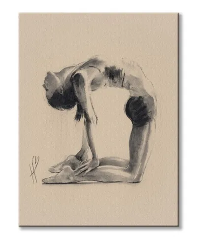 Camel Pose - Obraz na płótnie