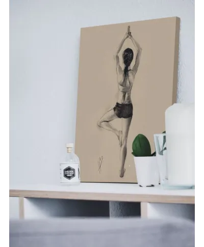 Tree Pose - Obraz na płótnie