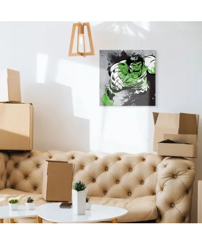 Hulk (Splatter) - Obraz na płótnie