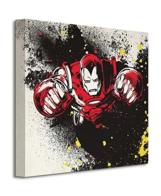 Iron Man (Splatter) - Obraz na płótnie