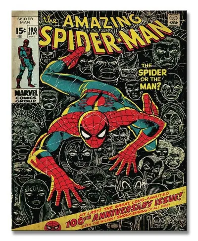 Spiderman (100th Anniversary) - Obraz na płótnie