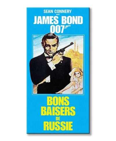 James Bond (FRWL French) - Obraz na płótnie