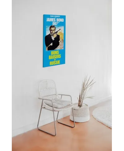 James Bond (FRWL French) - Obraz na płótnie