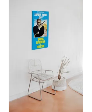 James Bond (FRWL French) - Obraz na płótnie
