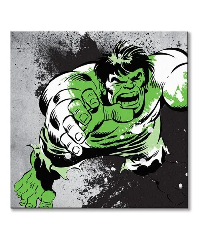 Hulk (Splatter) - Obraz na płótnie