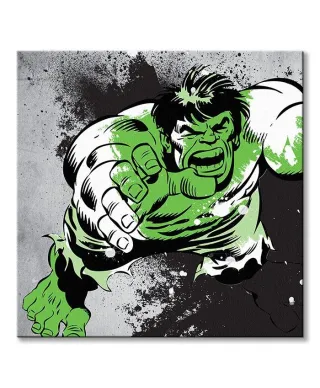 Hulk (Splatter) - Obraz na płótnie