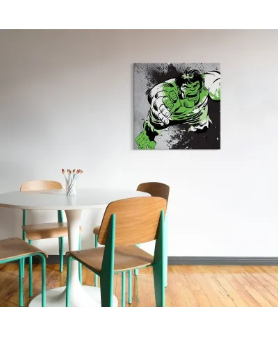 Hulk (Splatter) - Obraz na płótnie