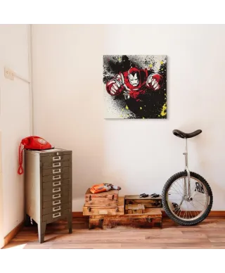 Iron Man (Splatter) - Obraz na płótnie