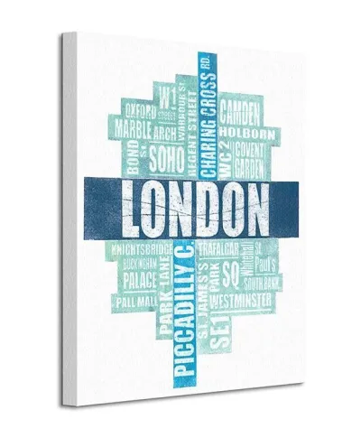 London Type - Obraz na płótnie