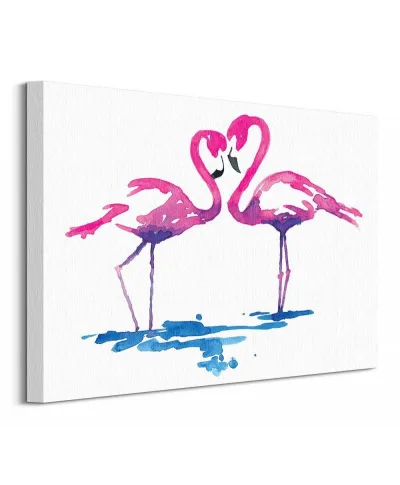 Flamingo Study - Obraz na płótnie