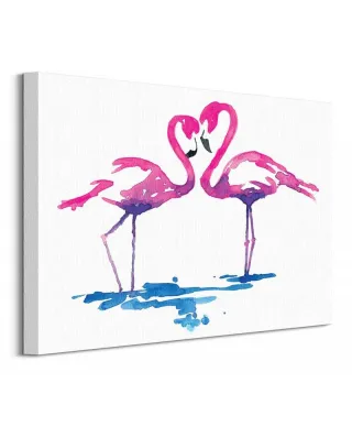 Flamingo Study - Obraz na płótnie