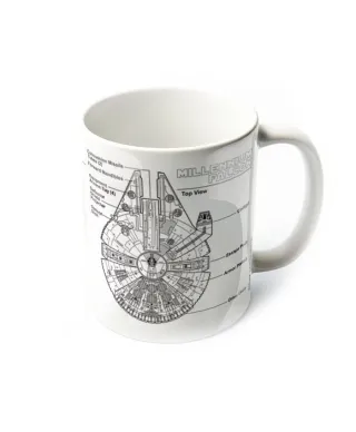 Star Wars - Sokół Millennium Szkic - kubek