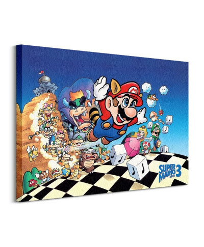 Super Mario Bros 3 (Art) - Obraz na płótnie