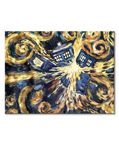 Doctor Who (Exploding TARDIS) - Obraz na płótnie