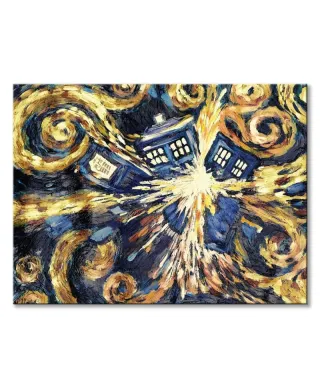 Doctor Who (Exploding TARDIS) - Obraz na płótnie