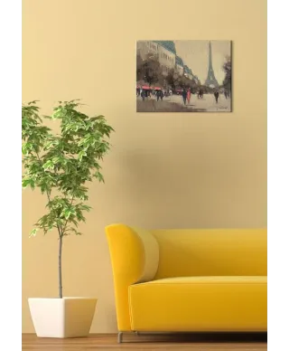 Time Out in Paris - Obraz na płótnie