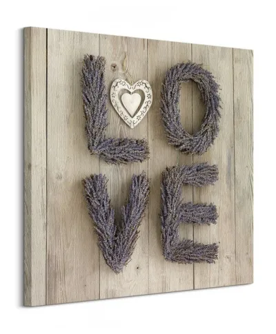 Obraz - Lavenda Love - 85x85 cm