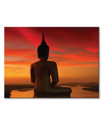 Stuart Miekle (Sun Setting over the Mekong) - Obraz na płótnie