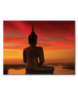 Stuart Miekle (Sun Setting over the Mekong) - Obraz na płótnie