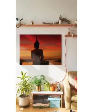 Stuart Miekle (Sun Setting over the Mekong) - Obraz na płótnie