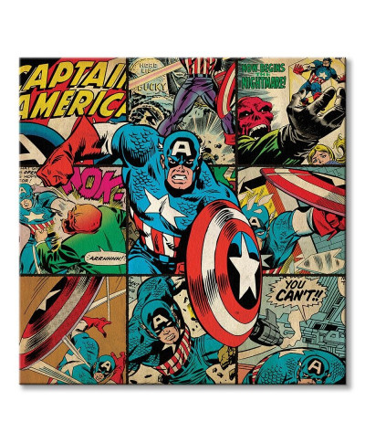 Marvel comics (Kapitan Ameryka) - Obraz na płótnie