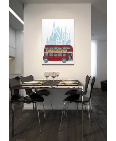 See London By Bus - Obraz na płótnie