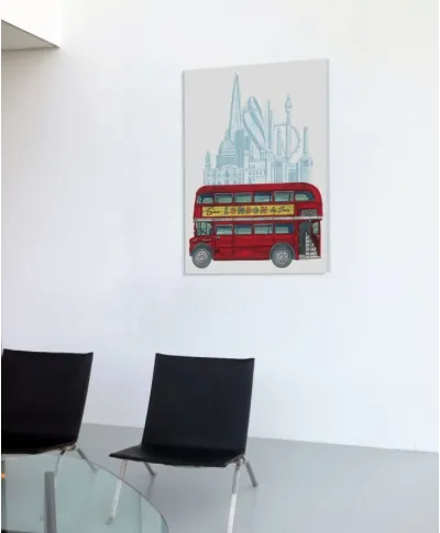 See London By Bus - Obraz na płótnie