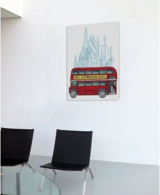 See London By Bus - Obraz na płótnie