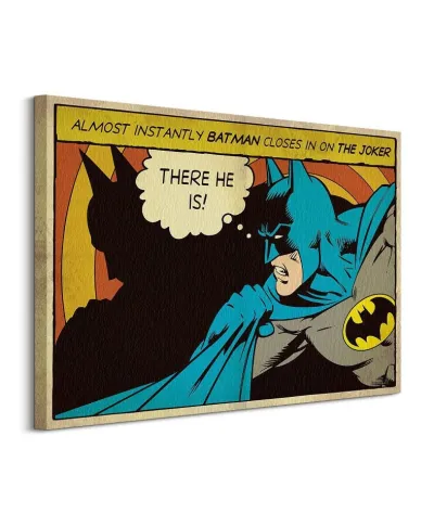 DC Comics (Batman There He Is!) - Obraz na płótnie