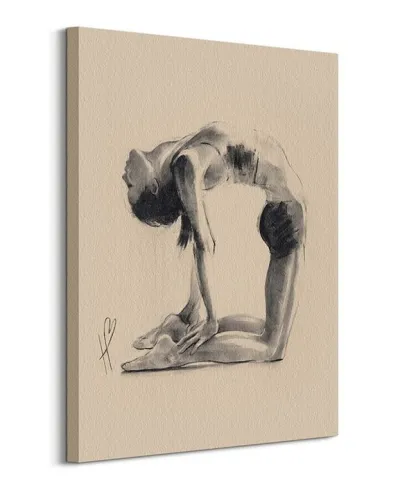 Obraz na płótnie - Camel Pose (Joga) - 60x80 cm