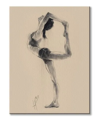 Obraz na płótnie - Lord Of The Dance Pose - 60x80 cm