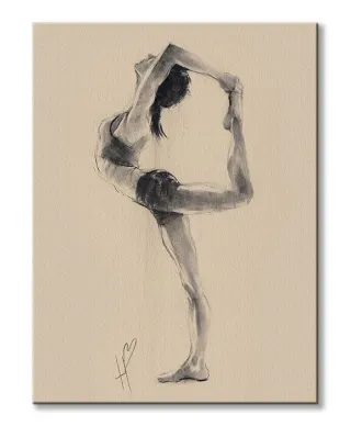 Obraz na płótnie - Lord Of The Dance Pose - 60x80 cm