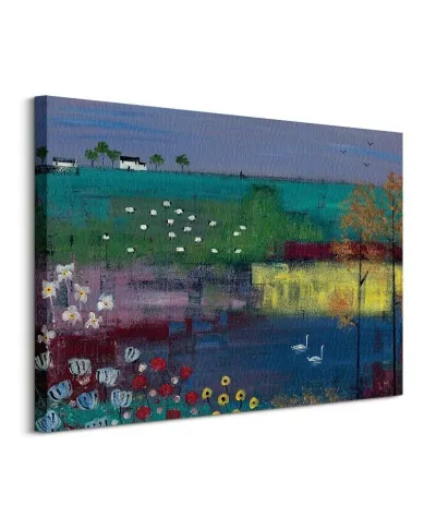 Swan Lake - Obraz na płótnie