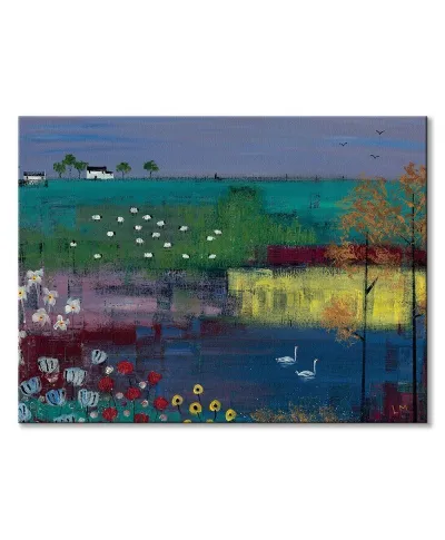 Swan Lake - Obraz na płótnie