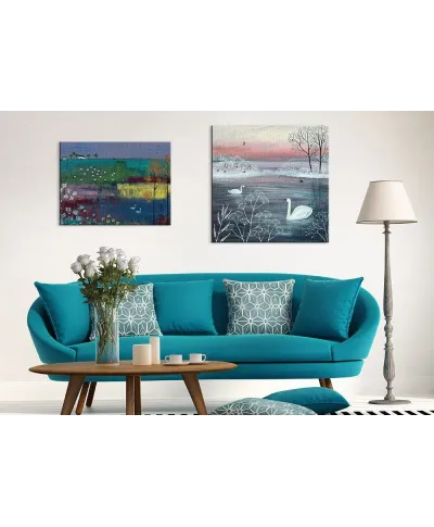 Swan Lake - Obraz na płótnie