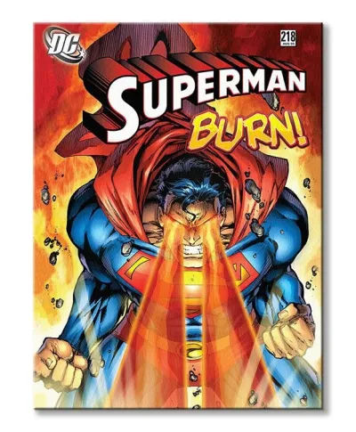 DC Comics Superman (Burn) - Obraz na płótnie