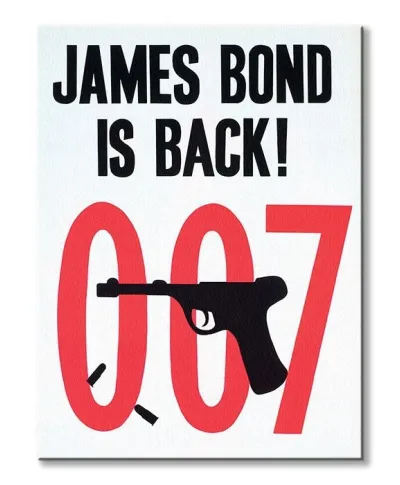 Nowoczesny obraz - James Bond is back