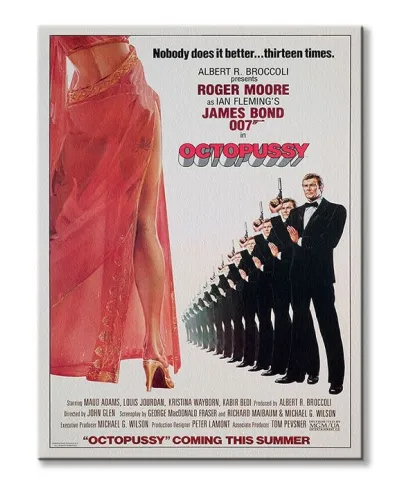 Obraz do sypialni - James Bond (Octopussy 13 times)