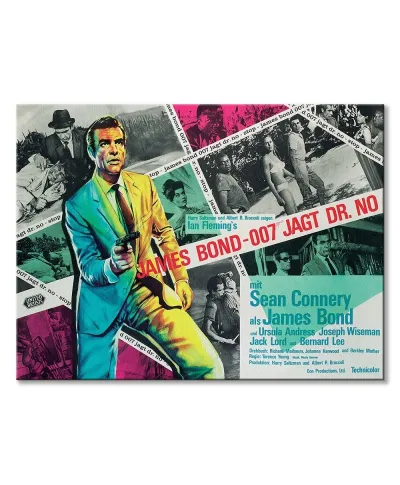 Obraz na płótnie - James Bond (Dr No Montage)