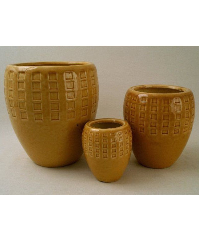 Doniczki ceramiczne - 3szt.