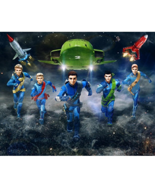 Fototapeta dla dzieci 3D - Thunderbirds Are Go! - Walltastic