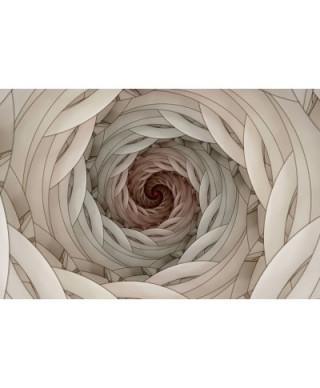 Fototapeta 3d - Spiralny fractal III - 175x115cm