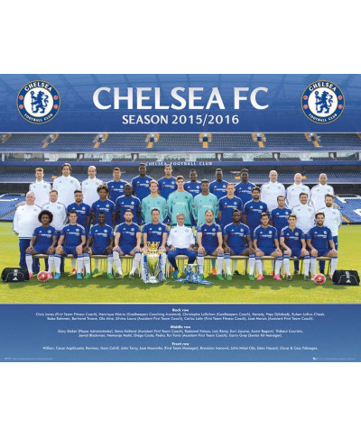 Chelsea FC - Drużyna 15/16 - plakat