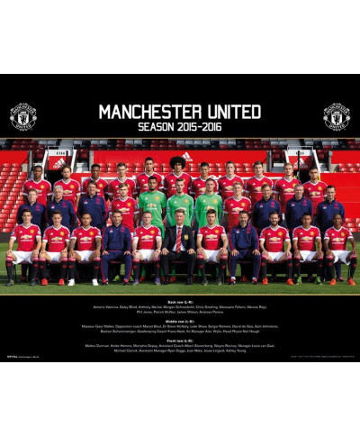 Manchester United - Drużyna 15/16 - plakat