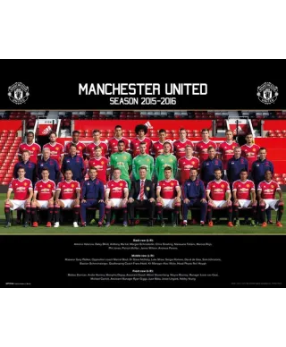 Manchester United - Drużyna 15/16 - plakat
