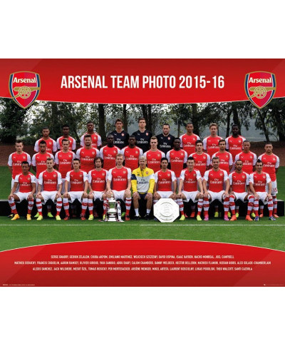 Arsenal Londyn - Drużyna 15/16 - plakat