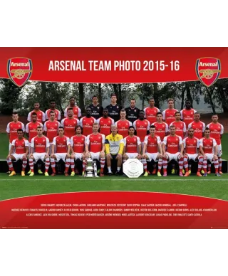 Arsenal Londyn - Drużyna 15/16 - plakat