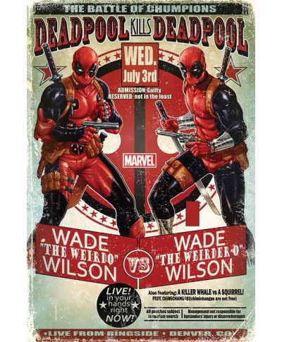 Deadpool (Wade vs Wade) - plakat