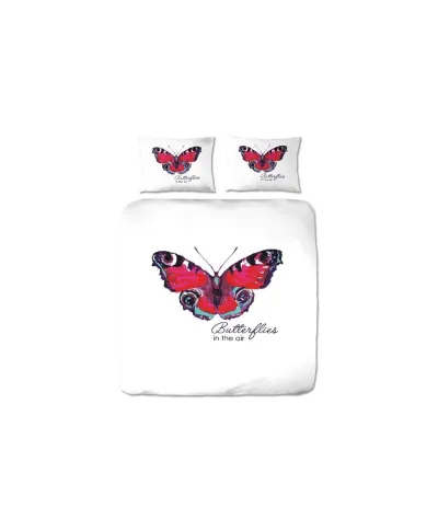 Pościel bawełniana -  Essara Butterfly - 200x220 cm